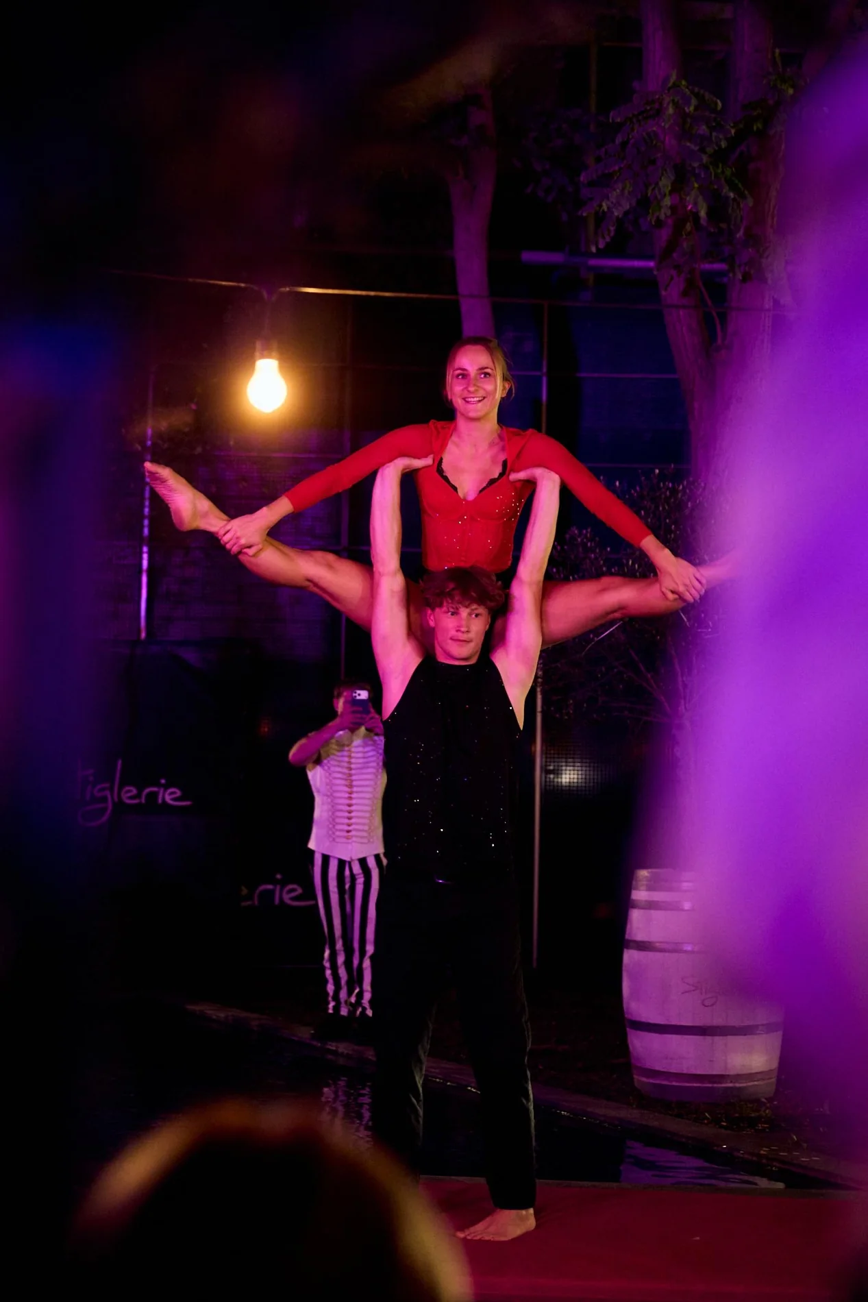 Partner acrobatics